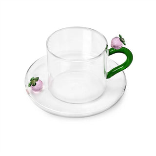 Ichendorf Fruits & Flowers coffee/tea cup with saucer Ichendorf Strawberry Tea - Buy now on ShopDecor - Discover the best products by ICHENDORF design