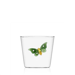 Ichendorf Garden Picnic tumbler green butterfly by Alessandra Baldereschi - Buy now on ShopDecor - Discover the best products by ICHENDORF design