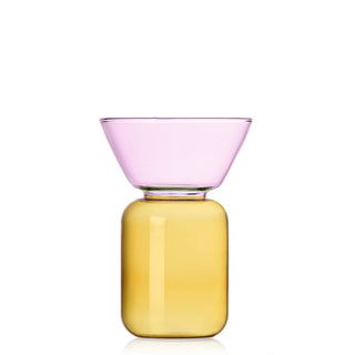 Ichendorf Gelée flower vase Yellow 16.5 cm - 6.50 inch - Buy now on ShopDecor - Discover the best products by ICHENDORF design