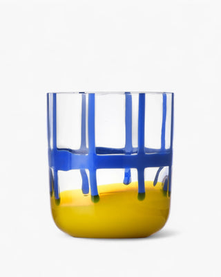 Ichendorf Gesti tumbler "Righe" Light Blue-Yellow - Buy now on ShopDecor - Discover the best products by ICHENDORF design