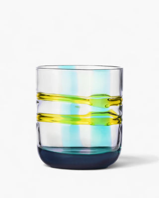 Ichendorf Gesti tumbler "Righe" Turquoise-Yellow - Buy now on ShopDecor - Discover the best products by ICHENDORF design