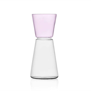 Ichendorf High Rise pitcher clear/pink 500 ml by Keiji Takeuchi