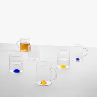 Ichendorf Luna mug with coloured dot by Ichendorf Design - Buy now on ShopDecor - Discover the best products by ICHENDORF design
