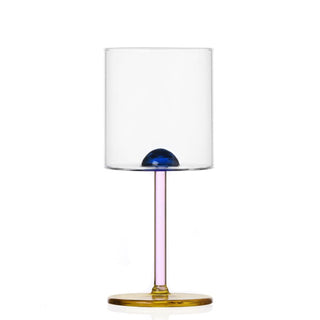 Ichendorf Luna goblet with coloured dot by Ichendorf Design Blue - Buy now on ShopDecor - Discover the best products by ICHENDORF design