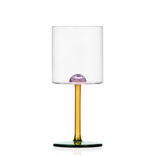 Ichendorf Luna goblet with coloured dot Pink - Buy now on ShopDecor - Discover the best products by ICHENDORF design