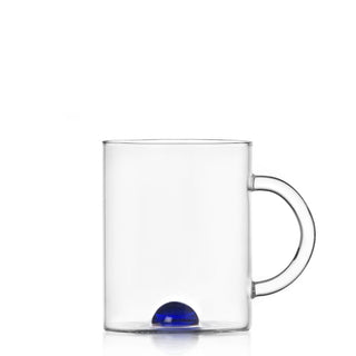 Ichendorf Luna mug with coloured dot by Ichendorf Design Blue - Buy now on ShopDecor - Discover the best products by ICHENDORF design