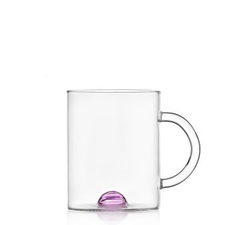 Ichendorf Luna mug with coloured dot by Ichendorf Design Pink - Buy now on ShopDecor - Discover the best products by ICHENDORF design