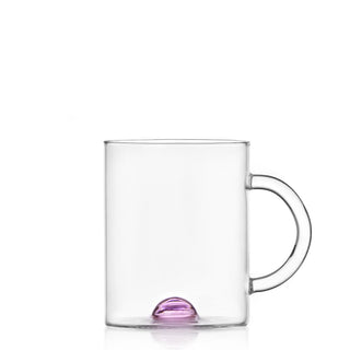 Ichendorf Luna mug with coloured dot Pink - Buy now on ShopDecor - Discover the best products by ICHENDORF design