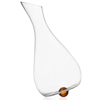 Ichendorf Luna tilting decanter with coloured dot by Ichendorf Design Amber - Buy now on ShopDecor - Discover the best products by ICHENDORF design