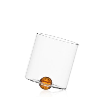 Ichendorf Luna tilting tumbler with coloured dot by Ichendorf Design Amber - Buy now on ShopDecor - Discover the best products by ICHENDORF design
