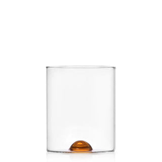 Ichendorf Luna tumbler with coloured dot Amber - Buy now on ShopDecor - Discover the best products by ICHENDORF design