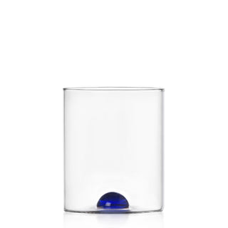 Ichendorf Luna tumbler with coloured dot Blue - Buy now on ShopDecor - Discover the best products by ICHENDORF design