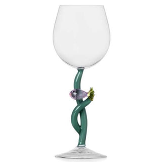 Ichendorf Marine Garden stemmed glass with fish Pink - Buy now on ShopDecor - Discover the best products by ICHENDORF design