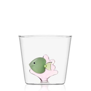 Ichendorf Marine Garden tumbler green fish - pink seaweed - Buy now on ShopDecor - Discover the best products by ICHENDORF design