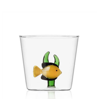Ichendorf Marine Garden tumbler yellow fish - green seaweed - Buy now on ShopDecor - Discover the best products by ICHENDORF design