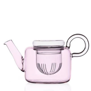 Ichendorf Piuma teapot with filter Pink Shallow - Buy now on ShopDecor - Discover the best products by ICHENDORF design