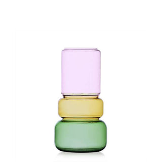 Ichendorf Revolve flower vase Ichendorf Pink Yellow Green - Buy now on ShopDecor - Discover the best products by ICHENDORF design