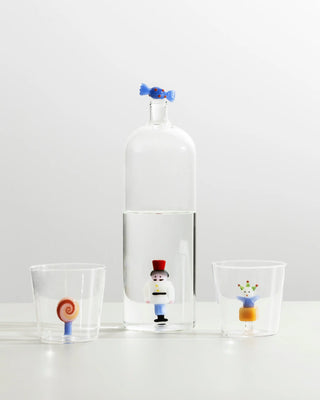 Ichendorf Schiaccianoci bottle blue candy & little soldier - Buy now on ShopDecor - Discover the best products by ICHENDORF design