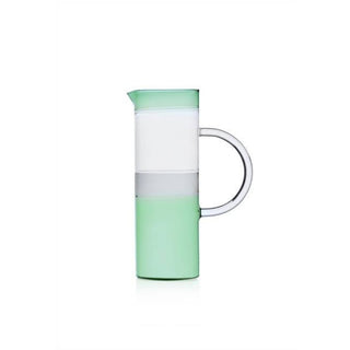 Ichendorf Tequila Sunrise cylindrical jug Ichendorf Green White - Buy now on ShopDecor - Discover the best products by ICHENDORF design