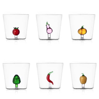 Ichendorf Vegetables set 6 tumbler mix - Buy now on ShopDecor - Discover the best products by ICHENDORF design