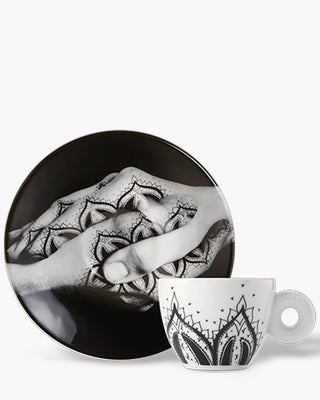Illy Art Collection Genesi set 4 espresso coffee cups