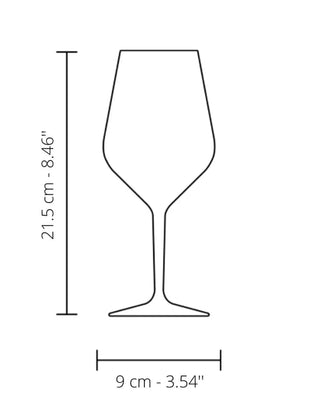 Italesseエア ビーチ ワインセット ワイングラス 6個 cc. 475 トライタン
