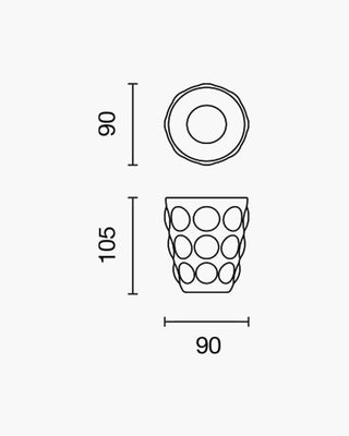 Italesse Bolle Tumbler set 6 cc. 340 in clear glass - Buy now on ShopDecor - Discover the best products by ITALESSE design