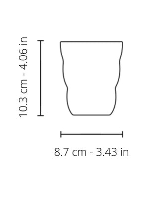 Coffret de 6 cc. 370 verres à vin Cloud Italesse en verre transparent