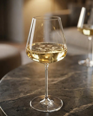 Italesse Etoilé Sparkle set 6 champagne stemmed glasses cc. 480 in clear glass