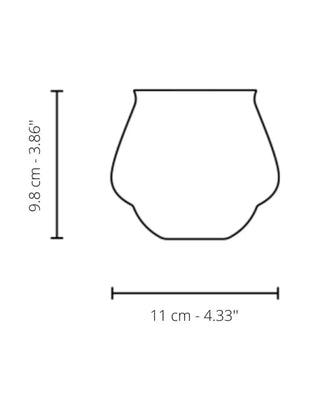 Italesse Go-Go Tumbler Set 6 cc. 580 in Klarglas