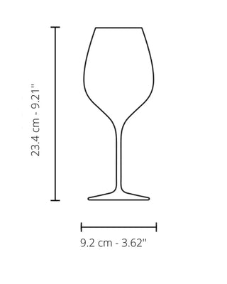 Coffret Italesse Masterclass 50 6 flûtes à champagne à pied cc. 520 en verre transparent