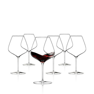 Italesse Masterclass 90 set 6 glasses red wine cc. 950 in clear glass - Buy now on ShopDecor - Discover the best products by ITALESSE design