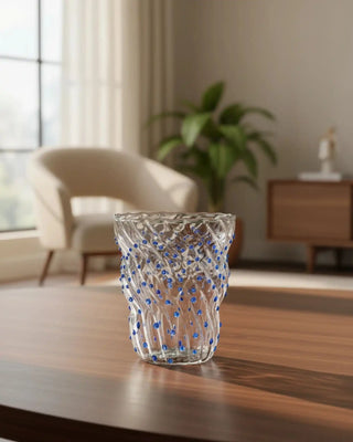 Italesse Juego de 6 vasos Pua Tumbler de 370 cc en vidrio transparente