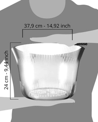 Italesse Set Plaza Bowl cubo para champán con iluminación LED