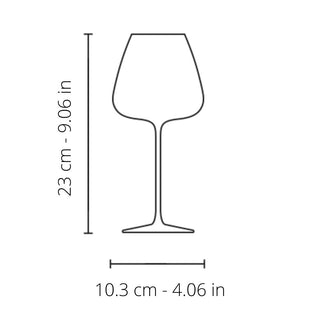 Italesse T-made 55 set 6 verres à pied cc. 560