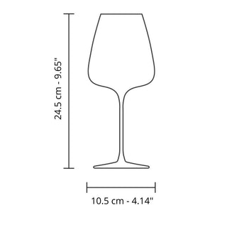 Italesse T-made 70 set 6 stemmed glasses cc. 710 - Buy now on ShopDecor - Discover the best products by ITALESSE design