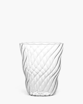 Italesse Twist Tumbler-Set 6 cc. 370 aus klarem Glas