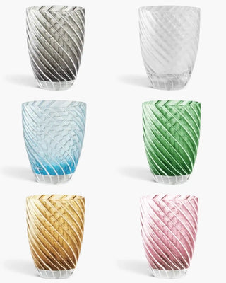 Italesse Vertigo Tumbler Mix σετ 6 ποτηριών κ.εκ. Μίξη χρώμα 380