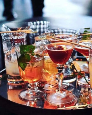 Italesse Wormwood Astoria Set mit 6 Cocktailgläsern cc. 130 aus klarem Glas