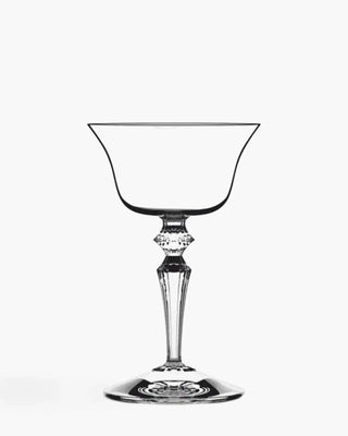 Italesse Wormwood Presidente Set mit 6 Champagner-Coupés cc. 135 in Klarglas