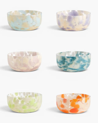 Ivv Antigua set 6 small glass bowls with droplets Multicolour - Buy now on ShopDecor - Discover the best products by IVV design
