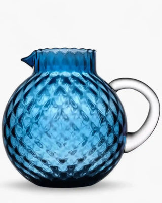 Ivv Glu - Ball pitcher with clear handle Indigo blue - Buy now on ShopDecor - Discover the best products by IVV design