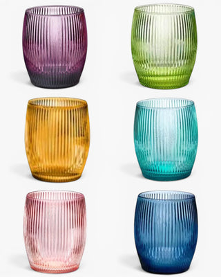 Ivv Gluglu set 6 glass tumblers Multicolour - Buy now on ShopDecor - Discover the best products by IVV design