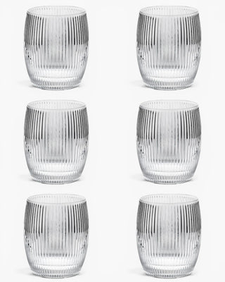 Ivv Gluglu set 6 glass tumblers Transparent - Buy now on ShopDecor - Discover the best products by IVV design