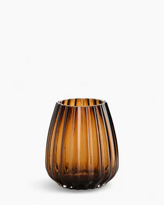 Ivv Oyster glass vase Amber h 20.5 cm - Buy now on ShopDecor - Discover the best products by IVV design
