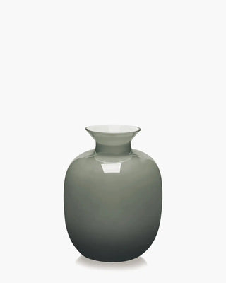 Ivv Rialto glass vase with milk white interior Grey h 24 cm - Buy now on ShopDecor - Discover the best products by IVV design