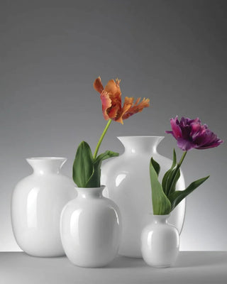 Ivv Rialto glass vase with milk white interior - Buy now on ShopDecor - Discover the best products by IVV design