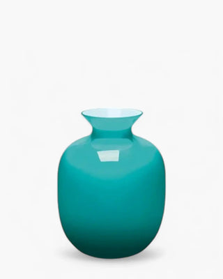 Ivv Rialto glass vase with milk white interior Sky Blue h 30 cm - Buy now on ShopDecor - Discover the best products by IVV design