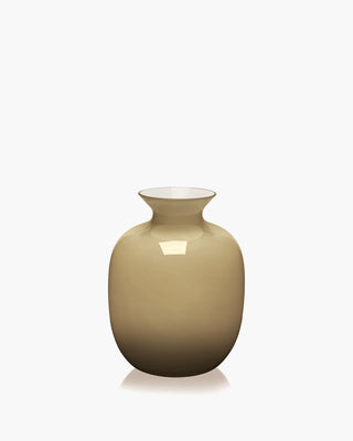 Ivv Rialto glass vase with milk white interior