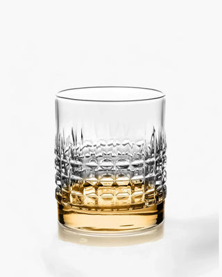 Ivv Shake & Stir set 4 glass tumblers square pattern
